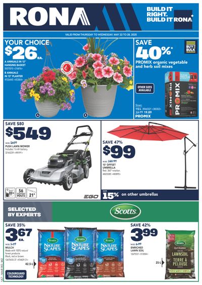 Rona & Rona+ (Atlantic) Flyer May 22 to 28