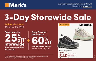 Mark's Flyer May 22 to 28 Mark's Flyer May 22 to 28