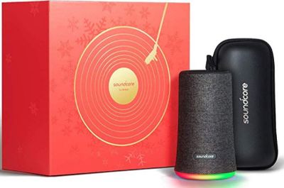 Bluetooth Speaker, Soundcore Flare Portable Wireless Speaker by Anker, 360° Sound, LED Light, IPX7 Waterproof, 12H Playtime, Limited Edition with Case For $69.95 At Amazon Canada