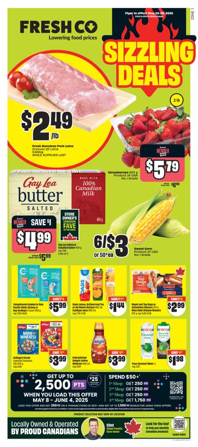 FreshCo (West) Flyer May 22 to 28