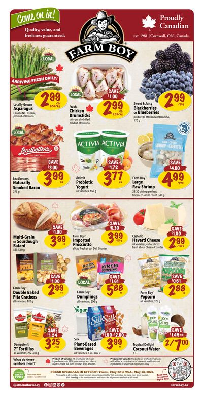 Farm Boy Flyer May 22 to 28