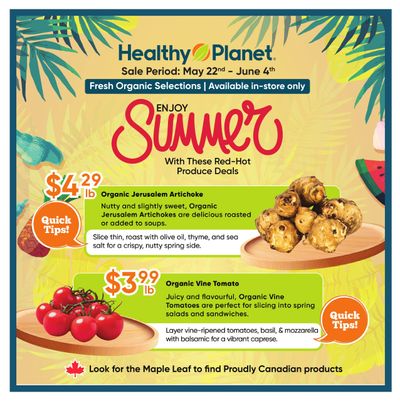 Healthy Planet Flyer May 22 to June 4 Healthy Planet Flyer May 22 to June 4