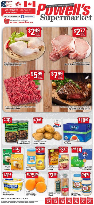 Powell's Supermarket Flyer May 22 to 28
