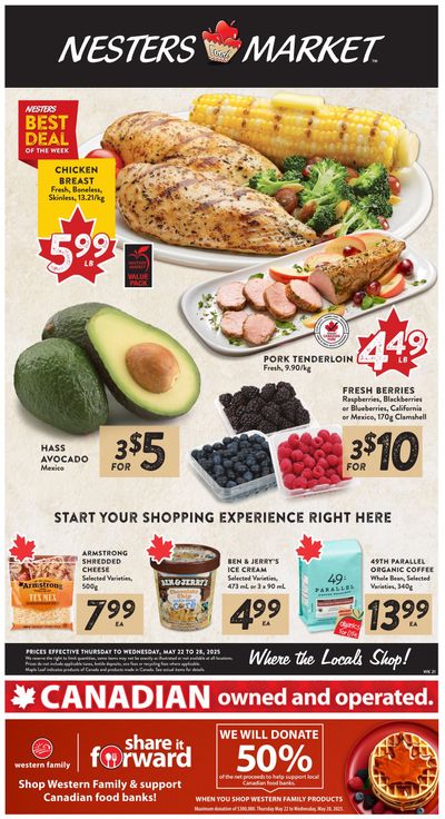 Nesters Market Flyer May 22 to 28