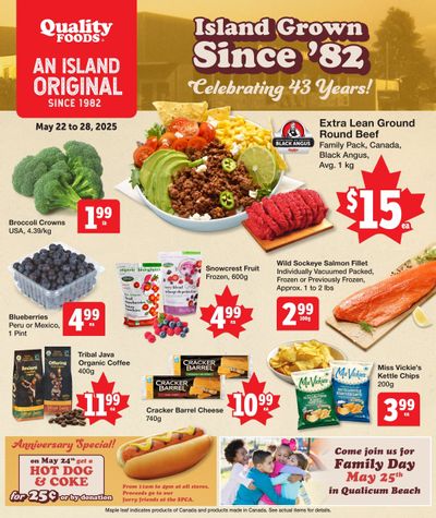 Quality Foods Flyer May 22 to 28
