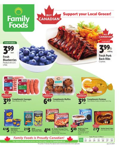 Family Foods Flyer May 22 to 28