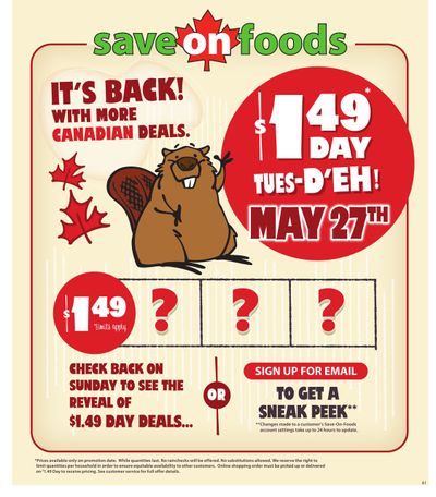 Save On Foods (BC) Flyer May 22 to 28