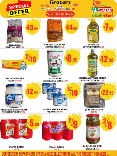 Al-Salam Supermarket Flyer May 20 to 26
