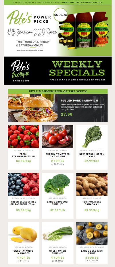Pete's Fine Foods Flyer May 22 to 28