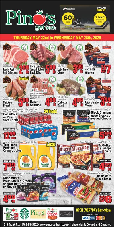 Pino's Flyer May 22 to 28