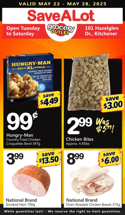 SaveALot Grocery Outlet Flyer May 22 to 28