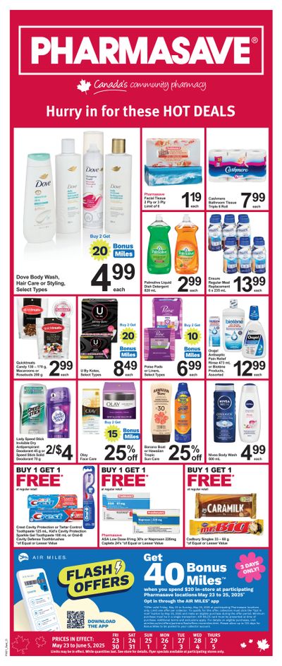 Pharmasave (ON) Flyer May 23 to June 5