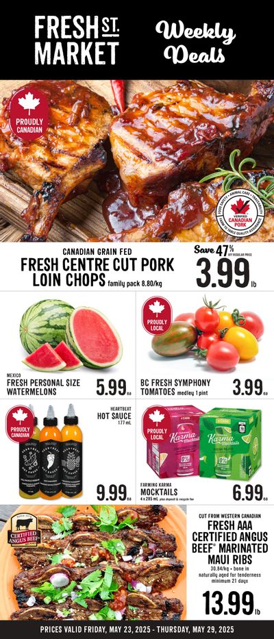 Fresh St. Market Flyer May 23 to 29