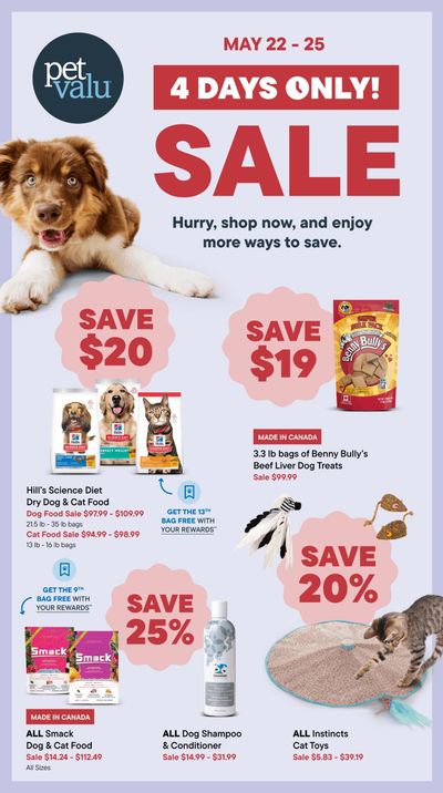 Pet Valu Flyer May 22 to 25 Pet Valu Flyer May 22 to 25