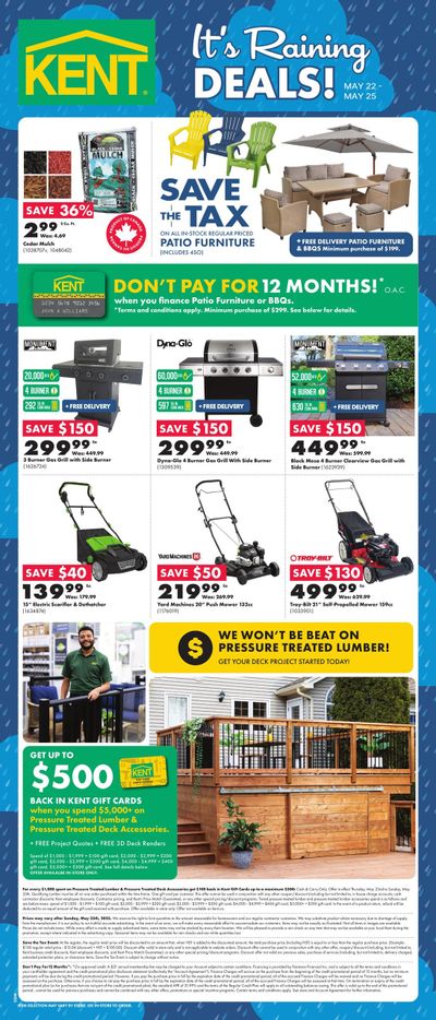 Kent Building Supplies Flyer May 22 to 25