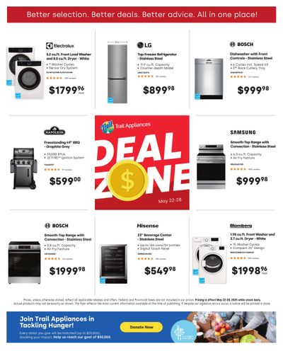 Trail Appliances (BC) Flyer May 22 to 28