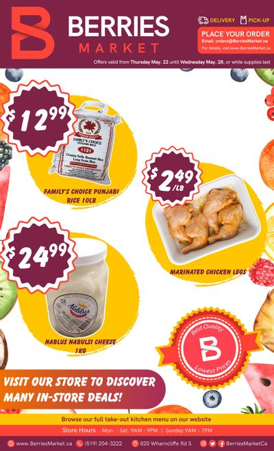 Berries Market Flyer May 22 to 28