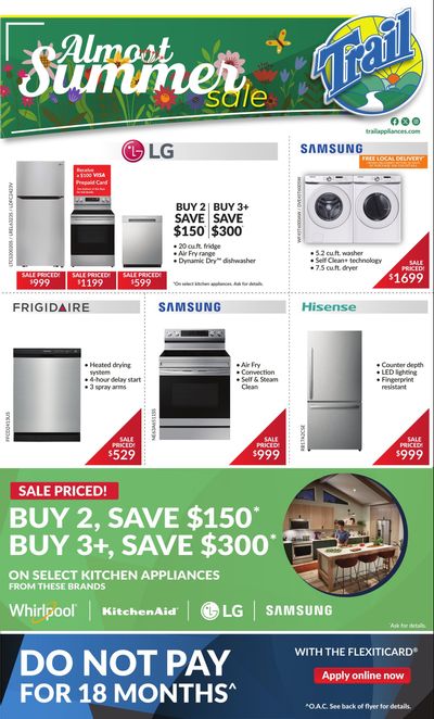 Trail Appliances (AB & SK) Flyer May 22 to 28