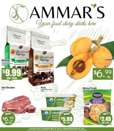 Ammar's Halal Meats Flyer May 22 to 28