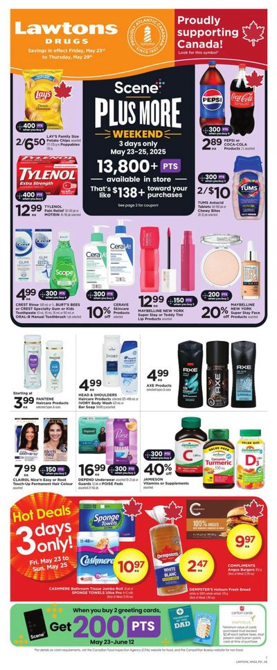 Lawtons Drugs Flyer May 23 to 29