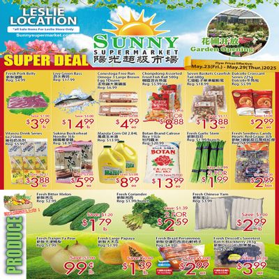 Sunny Supermarket (Leslie) Flyer May 23 to 29