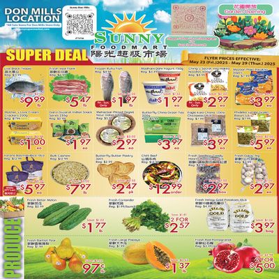 Sunny Foodmart (Don Mills) Flyer May 23 to 29