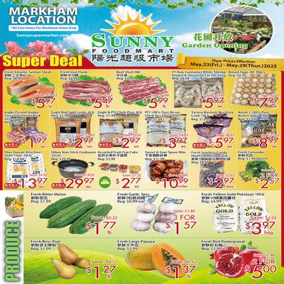 Sunny Foodmart (Markham) Flyer May 23 to 29