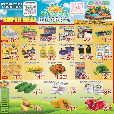 Sunny Foodmart (Etobicoke) Flyer May 23 to 29