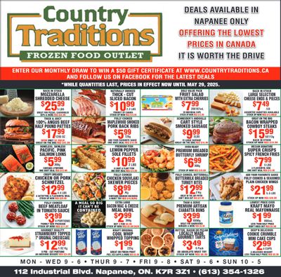 Country Traditions Flyer May 22 to 29
