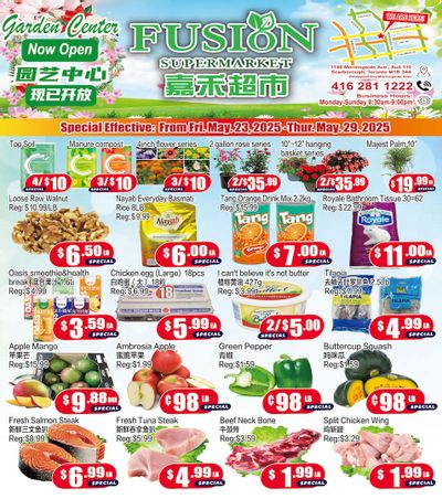 Fusion Supermarket Flyer May 23 to 29