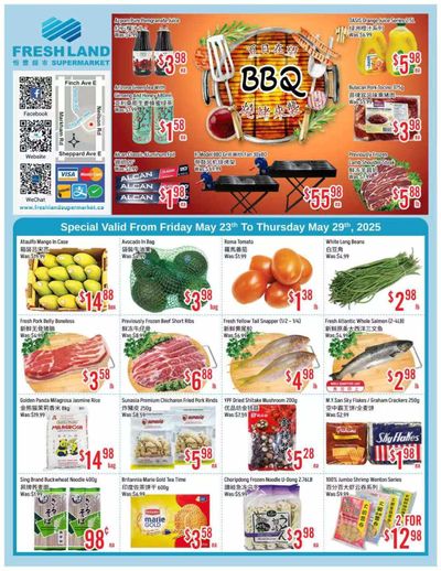 FreshLand Supermarket Flyer May 23 to 29