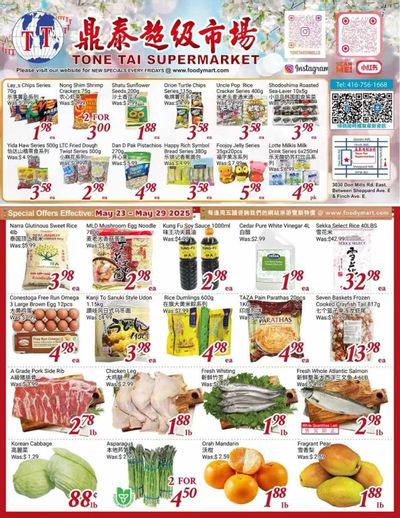 Tone Tai Supermarket Flyer May 23 to 29