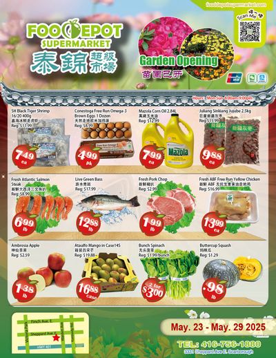 Food Depot Supermarket Flyer May 23 to 29