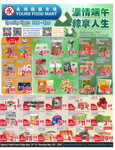 Yours Food Mart Flyer May 23 to 29