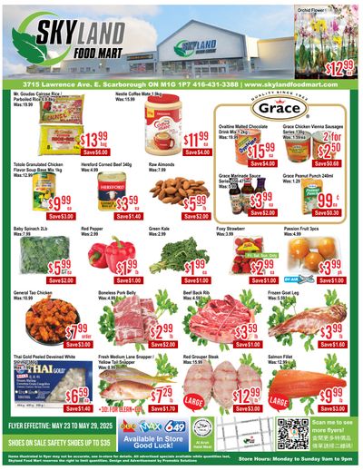 Skyland Food Mart Flyer May 23 to 29