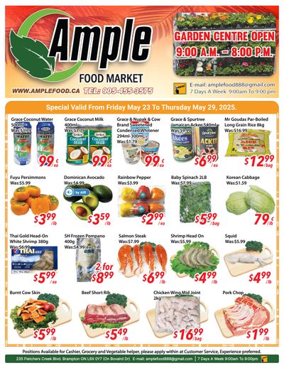 Ample Food Market (Brampton) Flyer May 23 to 29