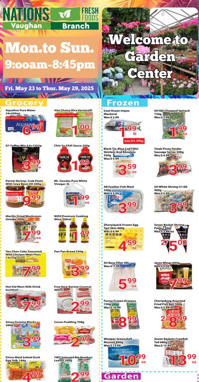 Nations Fresh Foods (Vaughan) Flyer May 23 to 29