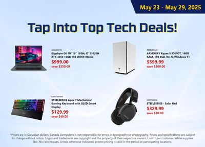 Canada Computers Flyer May 23 to 29