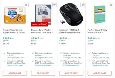 Staples Canada Best Flyer Deals of the Week + Save $25 on Your Purchase of $100 or More