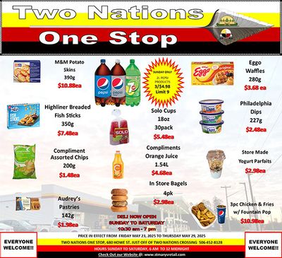 Two Nations One Stop Flyer May 23 to 29