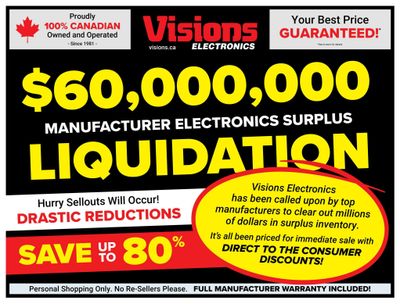 Visions Electronics Flyer May 23 to 29 Visions Electronics Flyer May 23 to 29