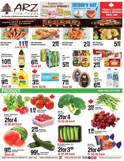 Arz Fine Foods Flyer May 23 to June 5 Arz Fine Foods Flyer May 23 to June 5
