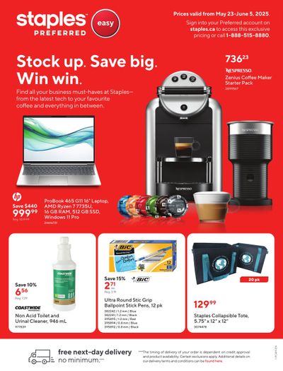 Staples Preferred Flyer May 23 to June 5