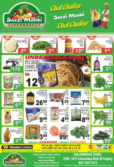 Sabzi Mandi Supermarket (Calgary) Flyer May 23 to 28