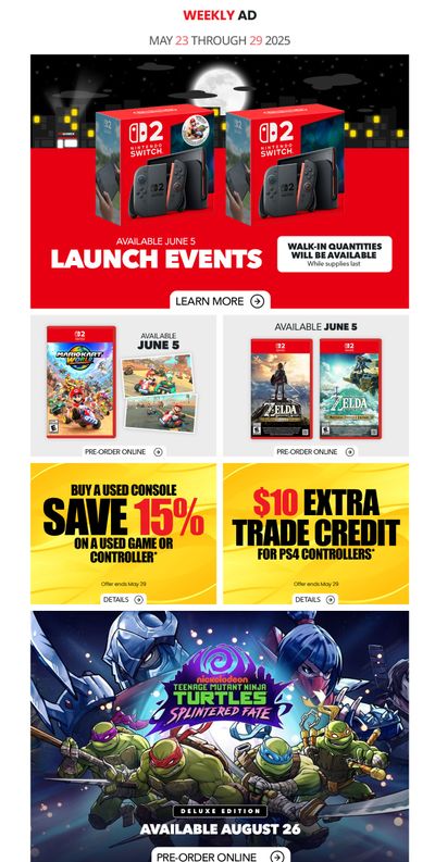 GameStop Flyer May 23 to 29