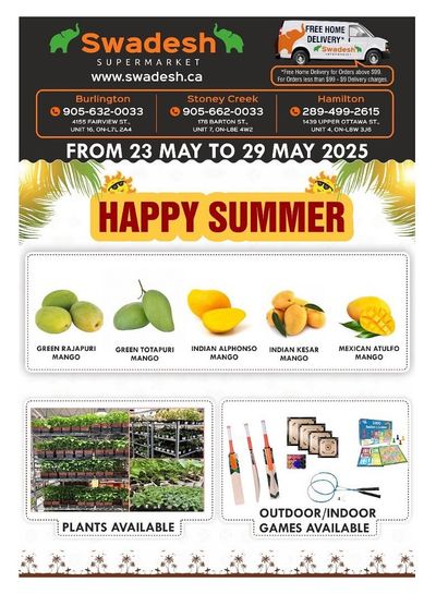 Swadesh Supermarket Flyer May 23 to 29
