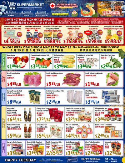 88 Supermarket Flyer May 23 to 29