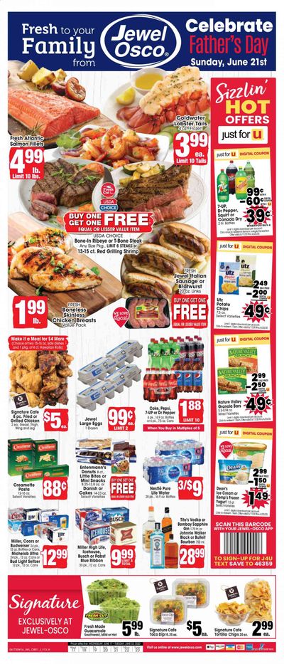 Jewel Osco Weekly Ad & Flyer June 17 to 23
