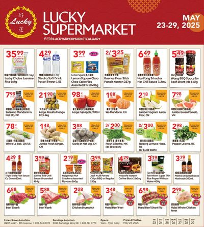 Lucky Supermarket (Calgary) Flyer May 23 to 29