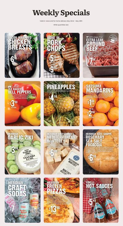Meridian Farm Market Flyer May 22 to 28
